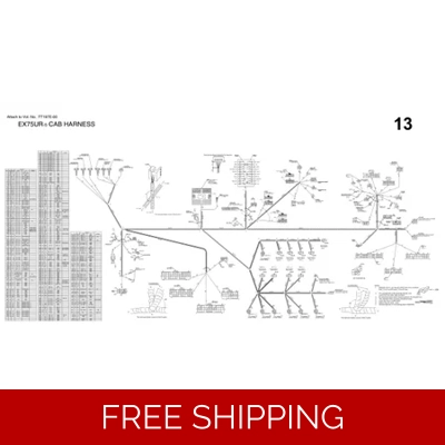 HITACHI EX75UR-5, EX75US-5 ELECTRICAL & HYDRAULIC DIAGRAMS HITACHI EX75UR-5, EX75US-5 ELECTRICAL & HYDRAULIC DIAGRAMS